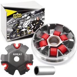 Area1 Tuning Variomatic Variator for 50 cc 2-Stroke. Compatible with Speedfight 3 Speedfight 4 Jetforce Citystar, Django Elystar Ludix Kisbee Looxor New Vivacity TKR Streetzone