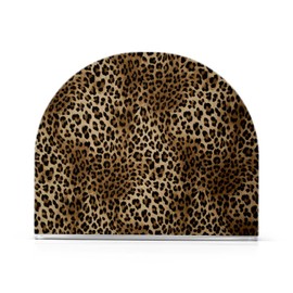 Nander Vintage Leopard Print Napkin Holders for Kitchen,Elegant Acrylic Plate Paper Napkin Holders,Paper Towel Dispenser for Dining, Living Room, Party