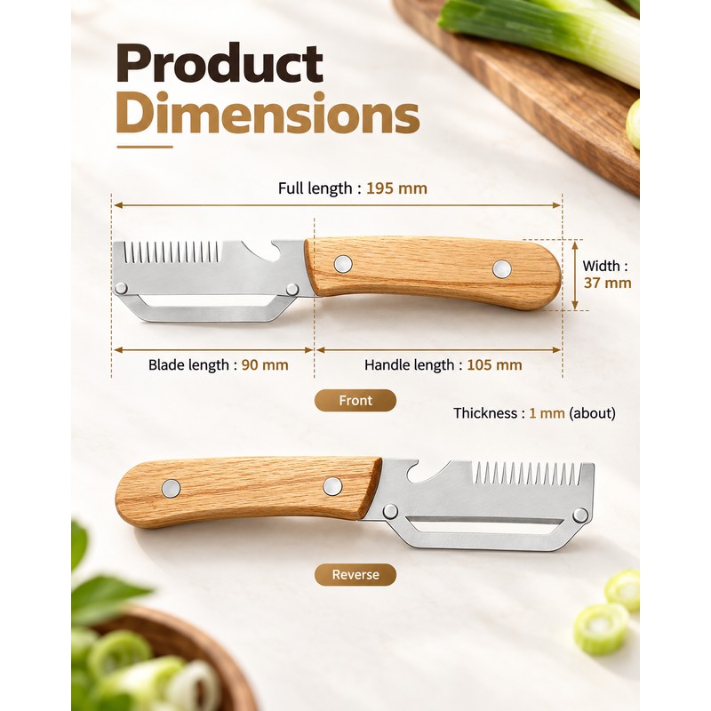 Stainless Steel Vegetable Peeler for Fruit & Potato Prep –
