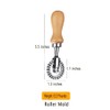 MTOMDY Ravioli Cutter Stamps with Roller Wheel Round Mold with