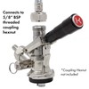 Kegco KC KT86S-L European Beer Keg Tap Coupler Kegerator S