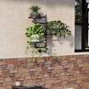 KAAPSAM Rotating Wall Plant Shelves Plant Shelf for Window 3-Tier