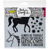 Crafters Workshop TCW738S Template 6"x6"-Unicorn