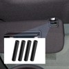 Norkmdi Car Sun Visor Repair Kit, 4PCS Rubber Vehicle Visor