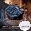 GEEKHOM BBQ Gloves,1472℉ Heat Resistant Grill Gloves, EN407 Certified 13