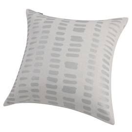 Aitliving Metallic Gilding Silver Print Throw Pillow Cover 1pc Natural Linen Blend 20"X20" AmaZulu Geo Pillow Case Square Accent Cushion Shell 50X50cm