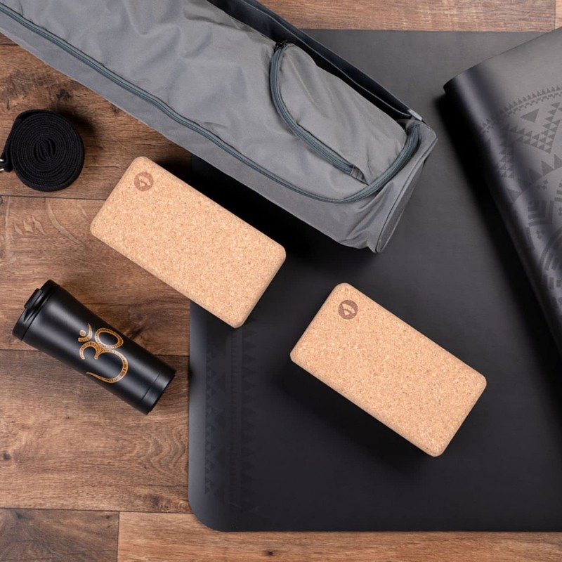 Extra-large XL natural cork yoga block brick, for yoga, yoga