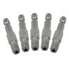 LDEXIN 10Pcs Magnetic Pentagon Head Screwdriver Bits 1/4" Hex Shank