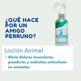3 Piezas Animel Loción – Aceite Esencial Natural para Alivio Muscular y Cuidado de Piel en Animales – Ideal para Perros, Gatos y Más – 125 ml