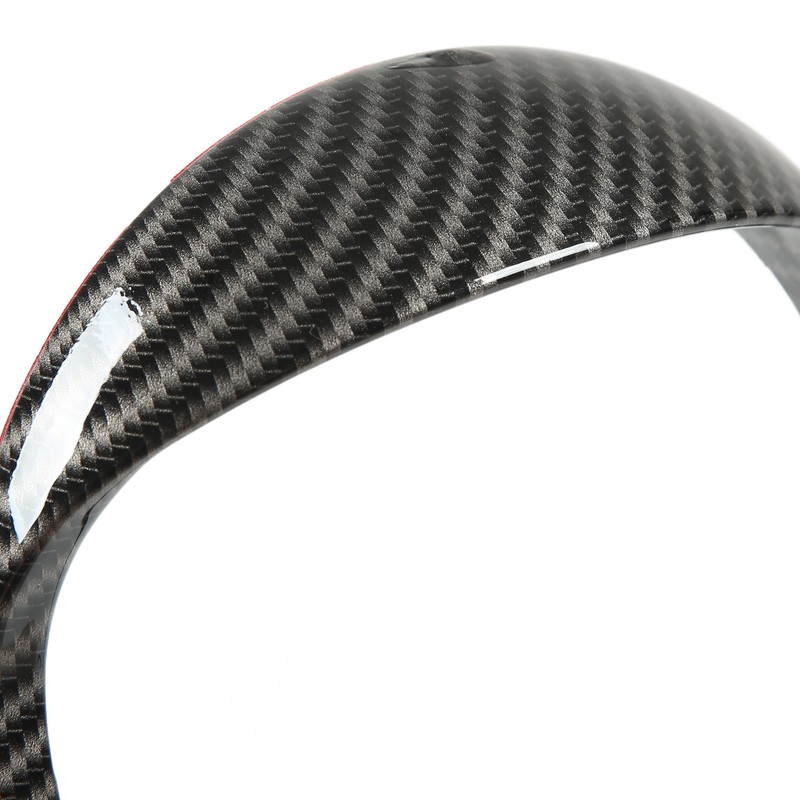 Motorcycle Speedometer Intrument Gauge Bezel Cover Trim Carbon Fiber Style