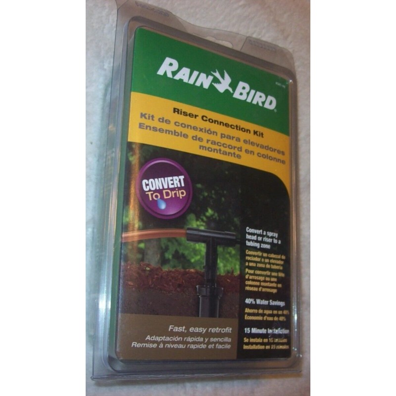Rain Bird RCKIT-1PK Riser Connect Kit for 1/2" Drip Tubing.