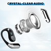 Open Ear Earbuds, LCD Touch Screen OWS Headphones, Bluetooth Earphones