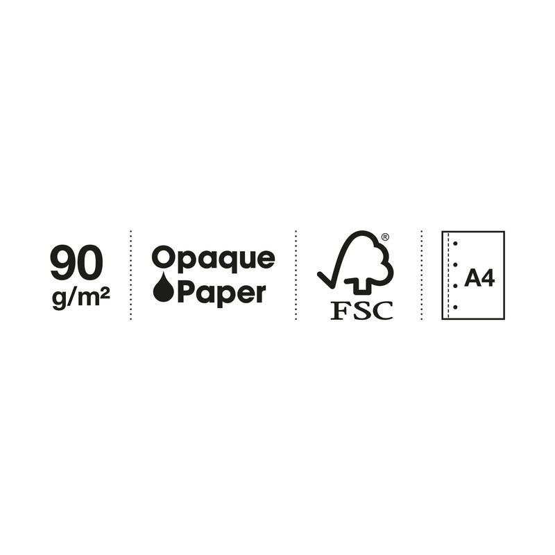 Miquelrius - Be Eco A4 Notebook, 80 Sheets 90gsm Dots,