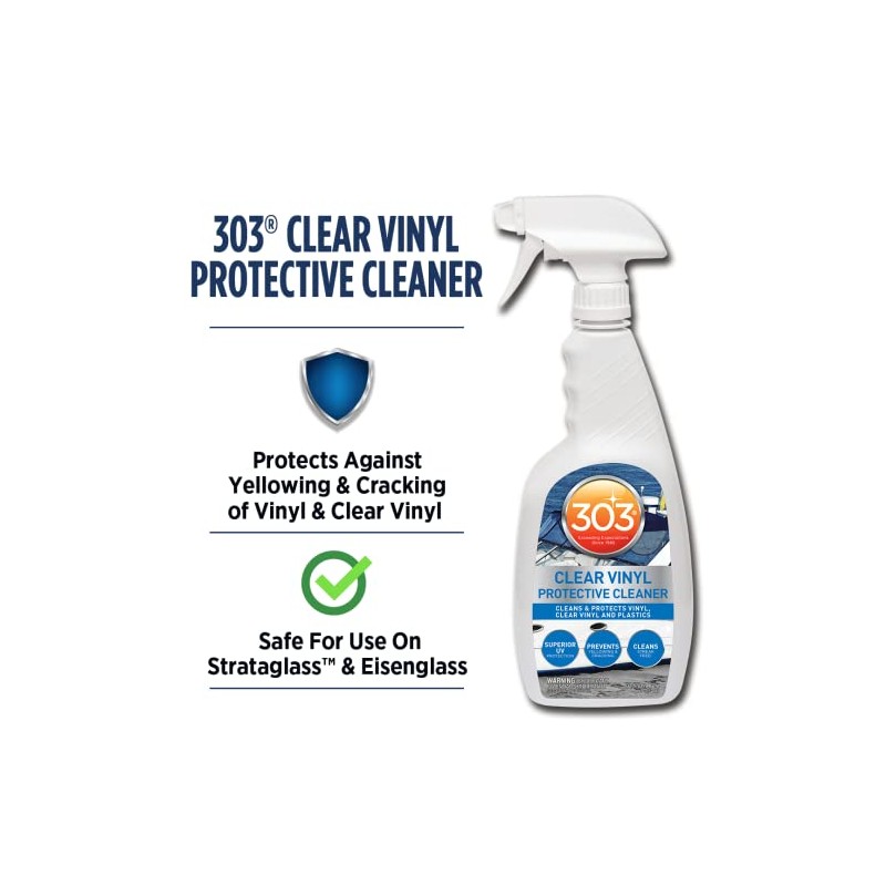 303 Products 303 Products Marine Clear Protective Cleaner - Cleans