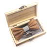 Cyriacus Wooden Bow Tie Set Men's Wooden Bow Tie Set