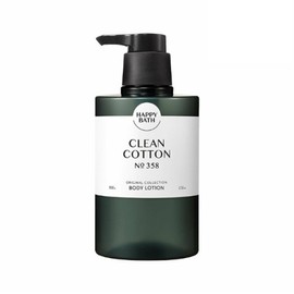 Happy Bath Original Collection Body Lotion Clean Cotton 500g 3pcs/Moisturizing / 해피바스 오리지널 컬렉션 바디로션 클린 코튼 500g 3개/보습