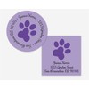 Paw Print Address Labels Pet Stickers/labels (#086-SS)