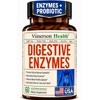 Enzimas digestivas con probiticos. Suplemento multienzimtico natural avanzado para una