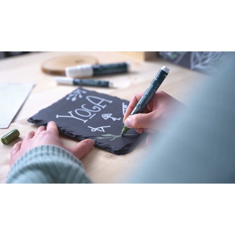 KREUL 22707 Chalky Chalk Marker Set of 4, Multi-Colour