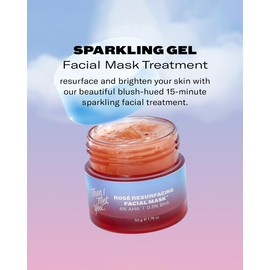 Then I Met You Rosé Resurfacing Facial Mask, Nourishing & Brightening Face Treatment with AHA, BHA & Resveratrol, Vegan & Clean Skincare, 1.76 oz