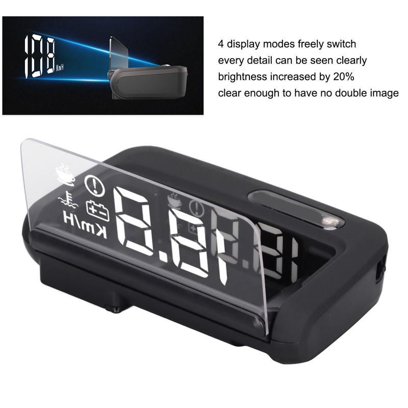 Car HUD Display Multifunction 3D Reflection Windshield Screen Projector for