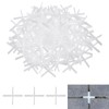 sourcing map 600Pcs Tile Spacers, 1.5mm 1/16" Thick Cross Shape