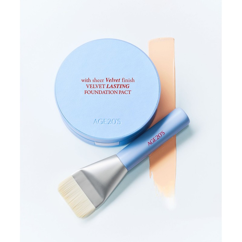 Age 20's Velvet Lasting Foundation Pact (Main + Refill)