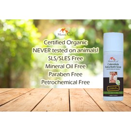 Jabón de Caléndula para bebé Mommy Care - Hipoalergénico, Piel Sensible, Con Ingredientes Orgánicos - Ingredientes orgánicos, 400 mililitros
