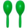 Tiger Full Size Plastic Maracas - Green Pair