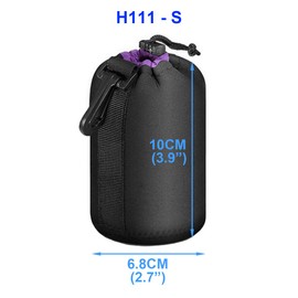 XSY DSLR Camera Insert Bag Lens Bag Camera Accessories Lens Bag, black, Lens pouch