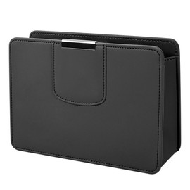 Refoiner Car Trash Can, Stylish, Car Storage Box, Multi-functional Trash Can, Car Accessories, Space Saving, Magnetic Suction Port Design, Easy Installation, Car Goods, Suitable for Various Models, PU