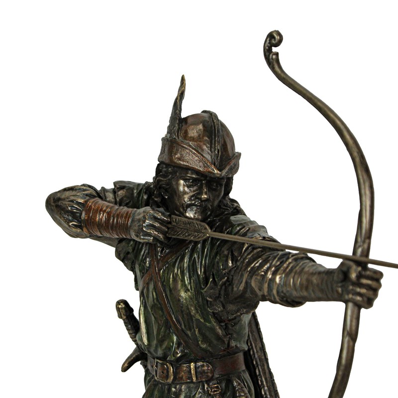 Veronese Design Robin Hood Shooting Arrow Portait Statue