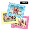 Shot2go Pack of 3 Magnetic Photo Fridge Frames 4x6 Spring