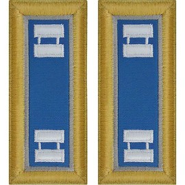Uniform Accessories Unlimited Inc Army Officer Military Intelligence Shoulder Boards (Male, Captain)