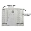 2025 Freestanding Desktop yearly Planner