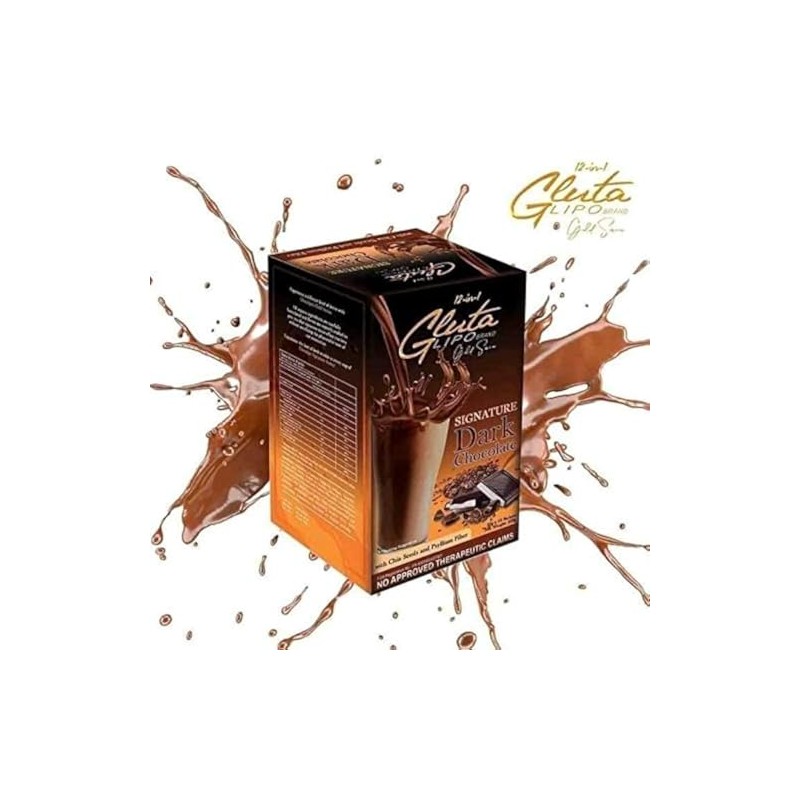 12 in 1 Gluta Lipo Gold Series Dark Chocolate -
