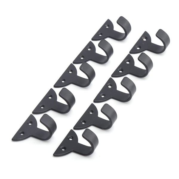 Locadence Pack of 10 Wall Hooks, Waterproof Bathrobe Hooks, Towel