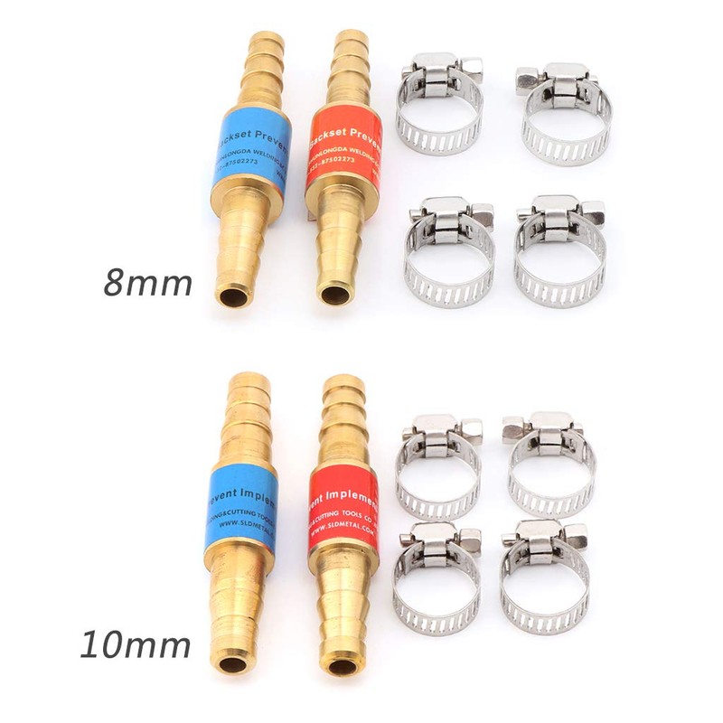 Ocobudbxw 2pcs Pipe Flashback Arrestors Of Acetylene Liquefied Gas Propane