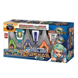 Géneric Dino Core Season 3 Head Core Galaxy Stone Set No.2 (Head Core 3 Types + Galaxy Stone 3 Types)