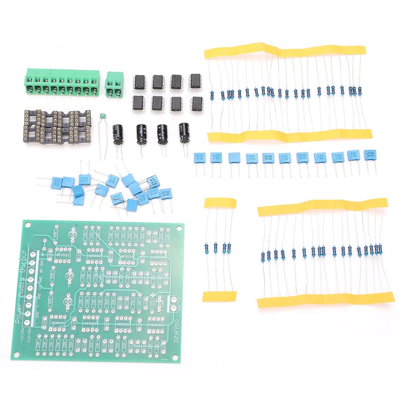 PreAmplifier Module DIY Kit 3-Channel Output NE5532 Op Amp Dual