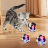 Zimoer 6 Cat Toy Balls, Soft Cat Balls, Cat Balls,