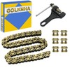 GOLKNHA 428H Drive Chain 132 Link with 6pcs Connecting Master