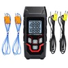 AOOFCMLLC Digital Thermocouple Thermometer Dual Channel K Type Thermometer with