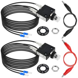 Fuse Popper HVAC, 3 Amp 5 Amp Resettable Fuse HVAC Tools Circuit Tester with Alligator Clip and PVC Insulation for Circuit Breaker 24V AC/DC & 125/250V AC