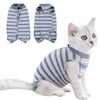 CITÉTOILE Cat Bodysuit After Surgery, Post-Operative Cat Clothes for Abdominal