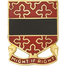 182nd Field Artillery MI NG Unit Crest (Might If Right)