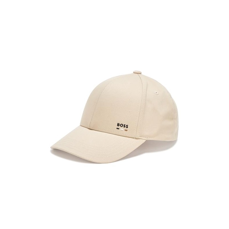 BOSS Men's Small Logo Cotton Twill Baseball Hat, Cashew, One