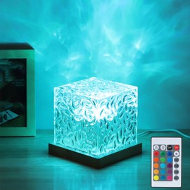 KidoYean Aurora Ocean Wave Lights Projector(Touch & Remote Control),16 Colors 4 Modes Northern Lights Dimmable Ambient Mood Lighting,Crystal Color Changing Night Light for Bedroom Playroom Room Decor