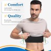 Pauline Broken Rib Brace for Men - Compression Chest Binder