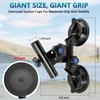 BOHMR Suction Cup Flag Pole Holder for RV, 0-90°Angle, No